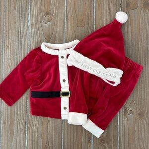 Carter's Cozy Red Infant Santa Outfit Set